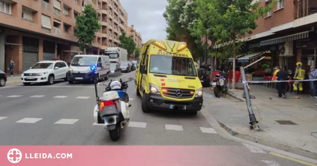Ferit greu un motorista en un accident a Pardinyes