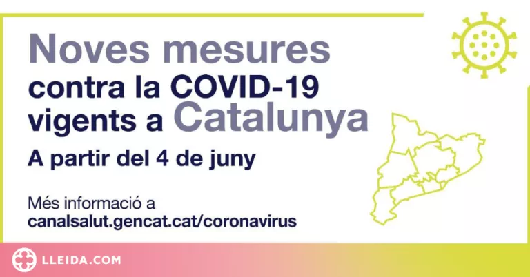 ℹ️ Noves restriccions contra la covid-19 a partir del 4 de juny a Catalunya