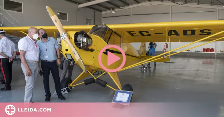⏯️ El Reial Aeri Club de Lleida restaura l’avió amb permís de vol més antic de l’Estat