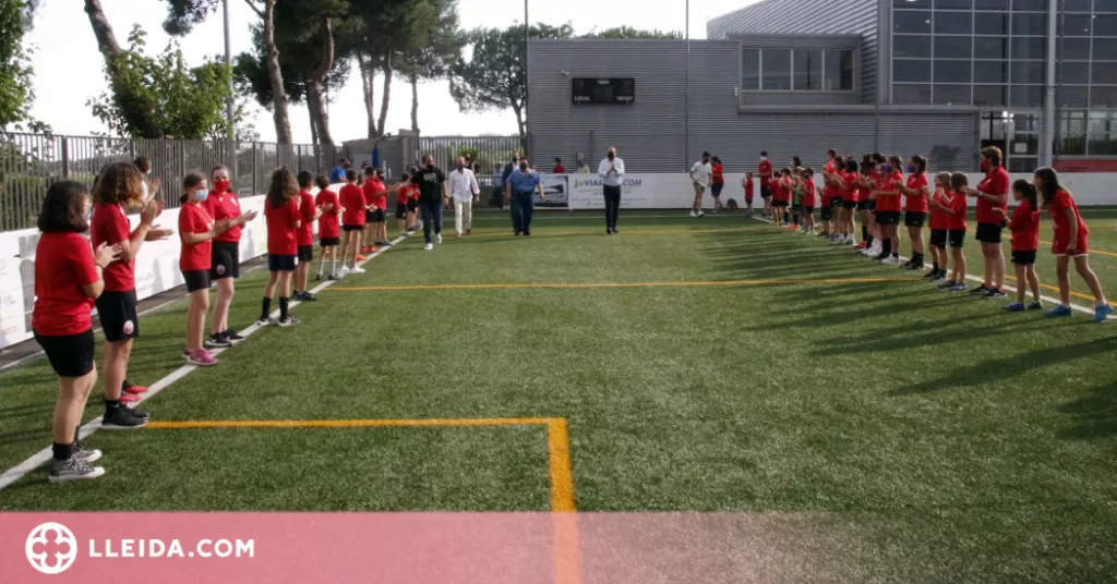 ​Lluís Cortés fa bandera del futbol femení a Alpicat