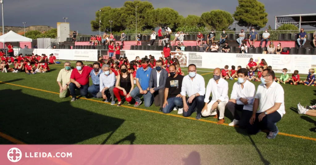 ​Lluís Cortés fa bandera del futbol femení a Alpicat