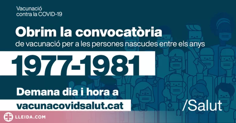 Les persones d'entre 40 i 44 anys ja poden demanar hora per vacunar-se