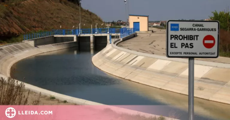 En estat greu un nen que ha estat a punt d'ofegar-se al canal Segarra-Garrigues