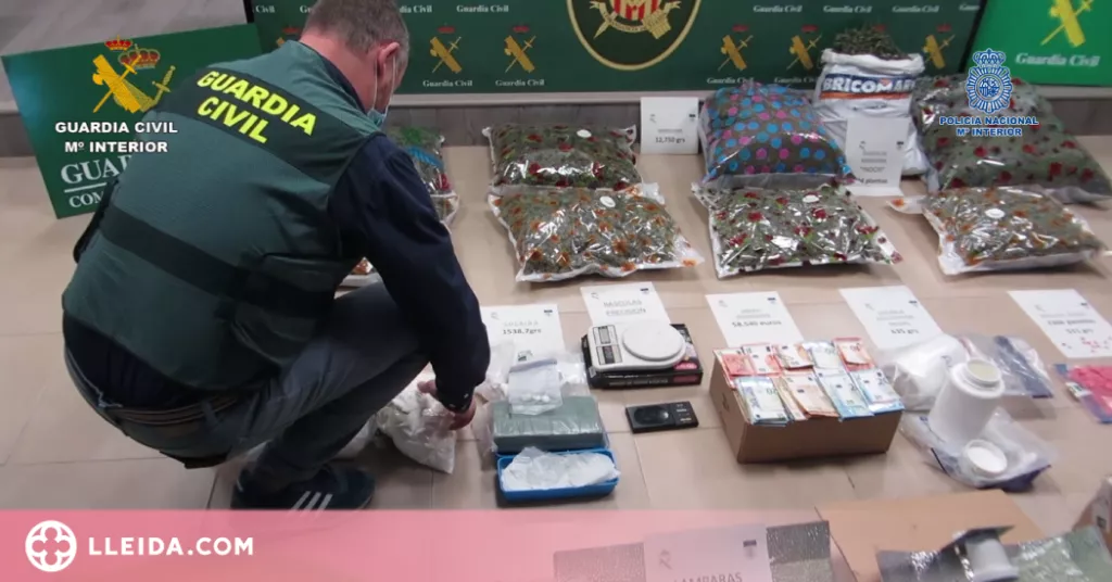 Desarticulat un punt de venda de drogues a Fraga