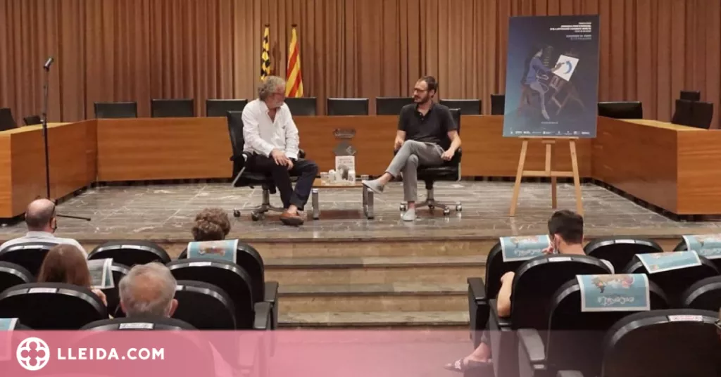 Lara Costafreda, Oriol Malet i John Carlin "dibuixen el canvi" a Balaguer