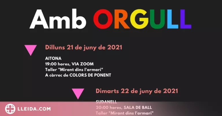 El Segrià celebra ‘Amb orgull’ el Dia LGBTIQ+