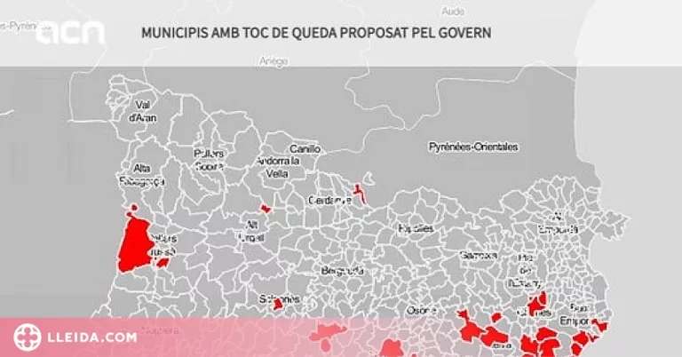 ℹ️ Mapa dels municipis afectats pel nou toc de queda a Catalunya