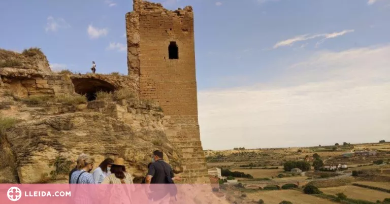 Comencen les obres urgents al castell de Sarroca de Lleida