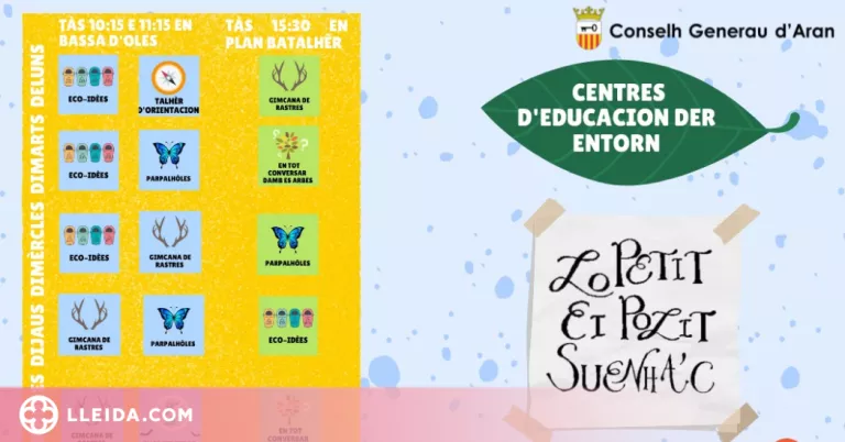 El Conselh d'Aran oferirà activitats d'educació ambiental a dos refugis de muntanya