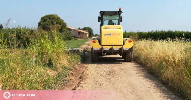 Comencen les obres d'arranjament de camins a Bellpuig