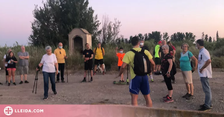 Punt i final a les caminades nocturnes familiars a Bellpuig