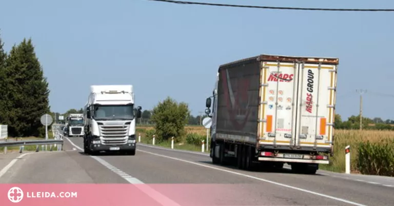 Els transportistes convoquen una aturada de tres dies just abans de Nadal