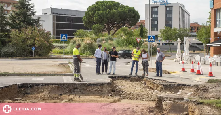 Millora del paviment en dos punts de Balàfia