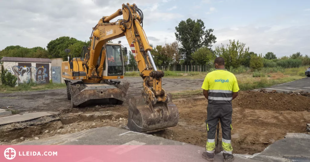 Millora del paviment en dos punts de Balàfia