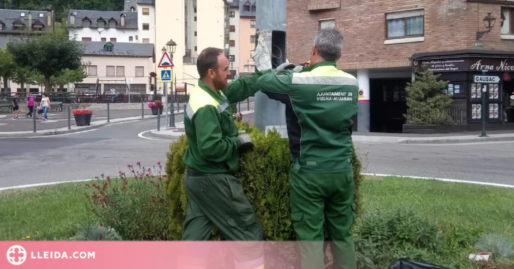 Vielha denúncia vandalisme a l'entrada del municipi
