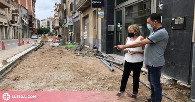 Avancen a bon ritme les obres del Raval de Lleida de les Borges