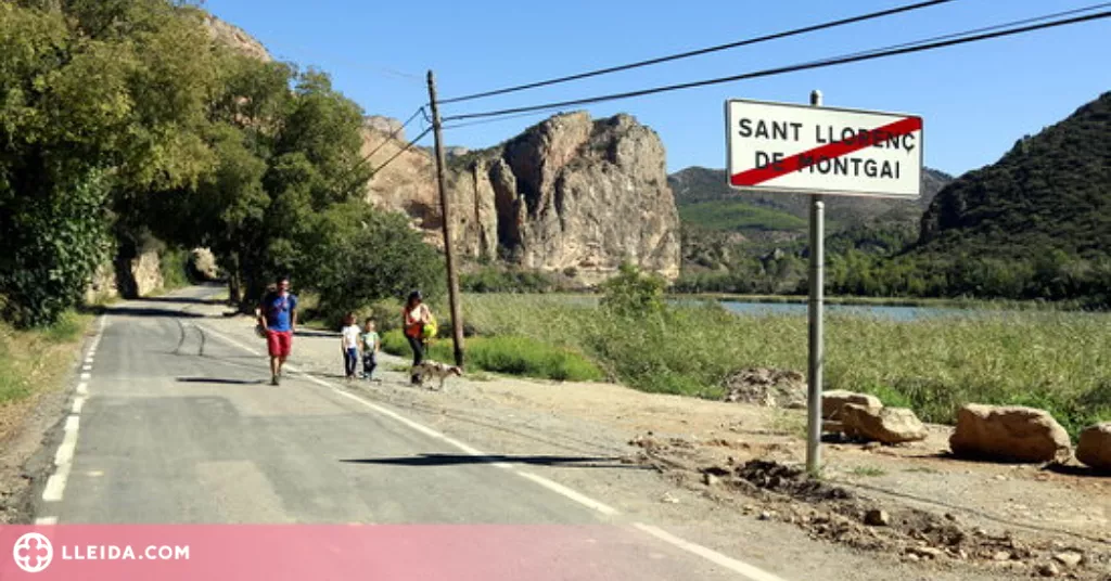 ⏯️ Protestes a Sant Llorenç de Montgai contra les obres a la Paret de l'Os