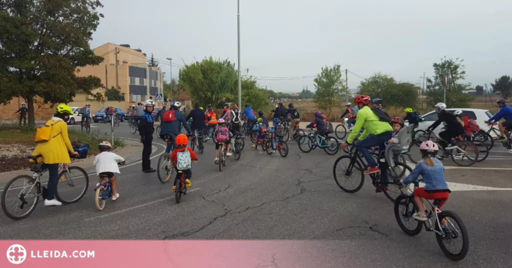 El BiciBús clou la Setmana Europea de la Mobilitat a Lleida