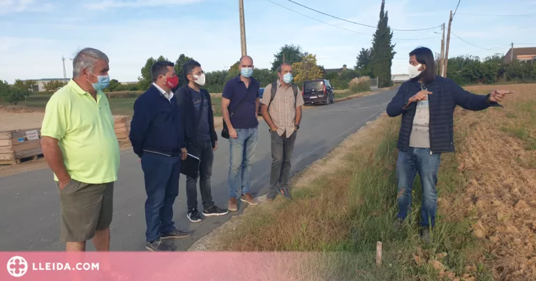 Alcarràs adapta el Camí de les Coves a les necessitats de conductors i vianants
