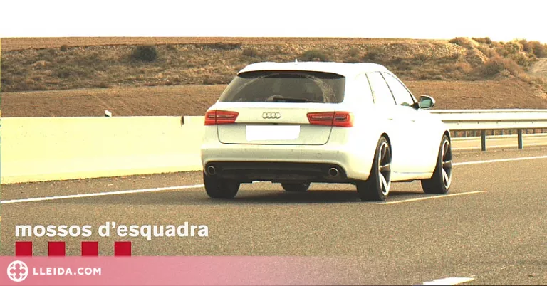 Enxampat circulant a més de 200 km/h al Segrià
