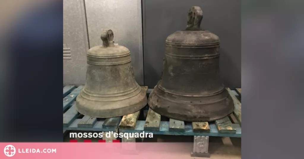 Recuperen dos campanes sostretes d'una ermita de la Segarra