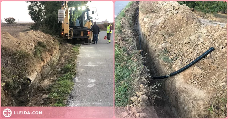 Benavent avança en la renovació de la canonada d’aigua potable del camí de Rosselló