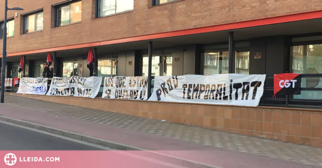 Ocupen Mercolleida en suport a la vaga del 28-O