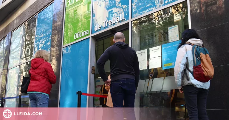 El nombre d'aturats a Lleida ha disminuït en 9.900 persones durant el primer trimestre de l'any