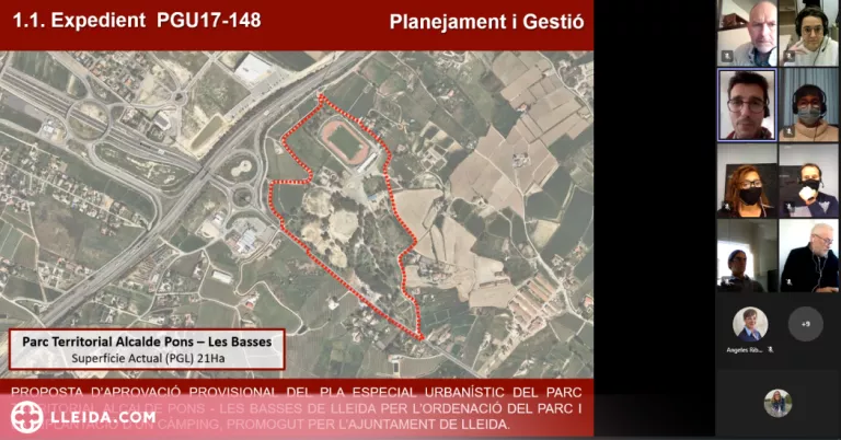 La Paeria debat sobre el model urbanístic per al parc de les Basses