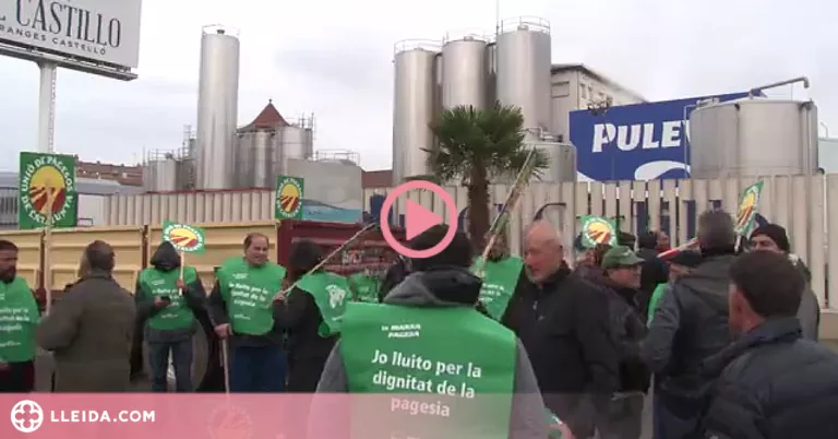 ⏯️ Ramaders de la llet protesten a Mollerussa contra la greu crisi que pateixen