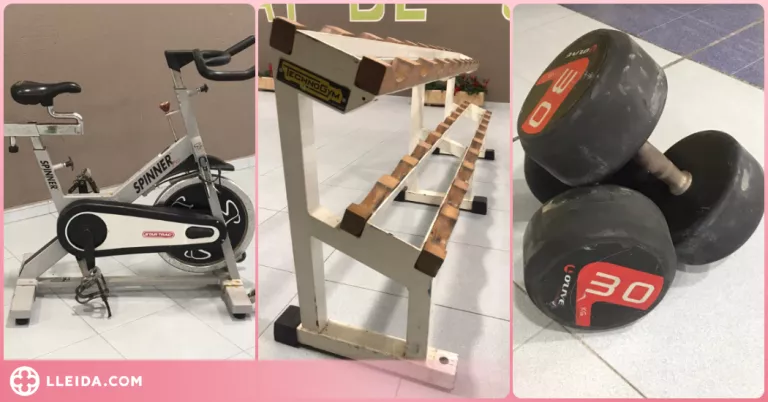 Vielha subhasta un cotxe, diverses bicicletes i aparells del gimnàs del Palai de Gèu