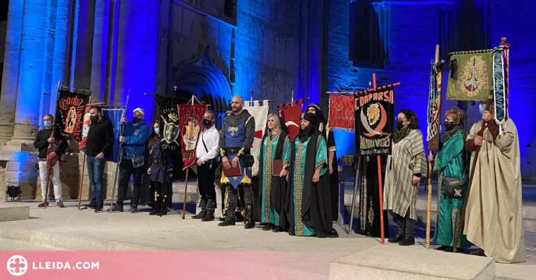 ⏯️ La Seu Vella acull la Trobada d’Ambaixades de festes de Moros i Cristians