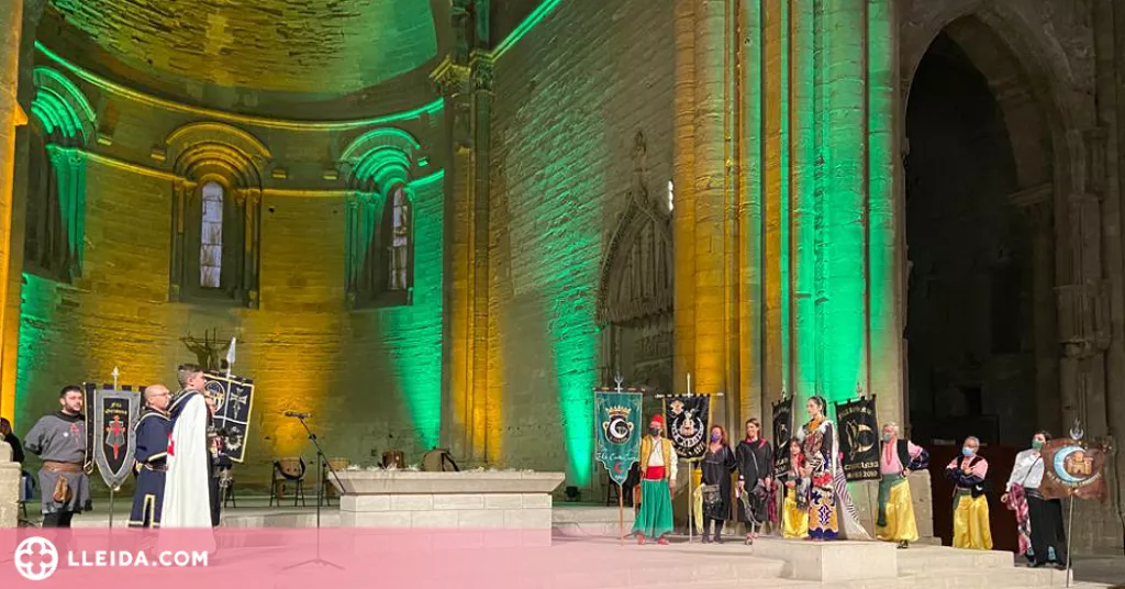 ⏯️ La Seu Vella acull la Trobada d’Ambaixades de festes de Moros i Cristians