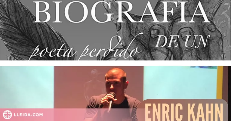 El jove escriptor lleidatà Enric Kahn presenta la “Biografía de un poeta perdido”