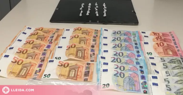 L'enxampen venent droga a Lleida i ataca un urbà durant la detenció