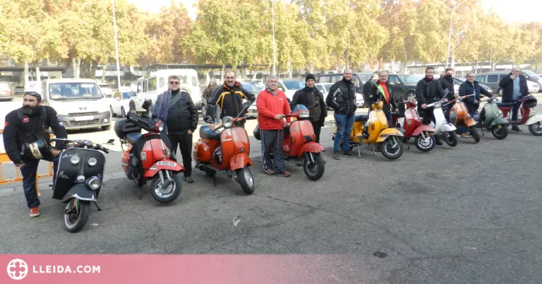 El Club Vespa de Lleida es reuneix a Lleidantic