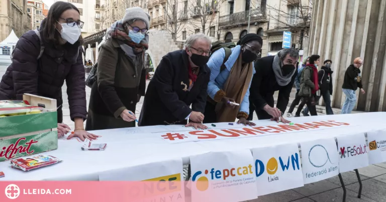 Lleida reivindica els drets de les persones amb discapacitat