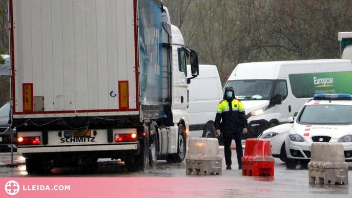 Un camioner dona positiu en gairebé totes les drogues en un control de trànsit