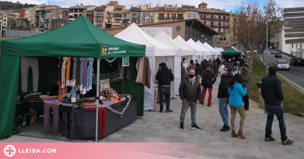 Èxit de visitants a la Fira de Nadal de la Pobla