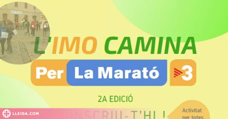 Caminada a l’Horta de Lleida per recaptar fons per a La Marató