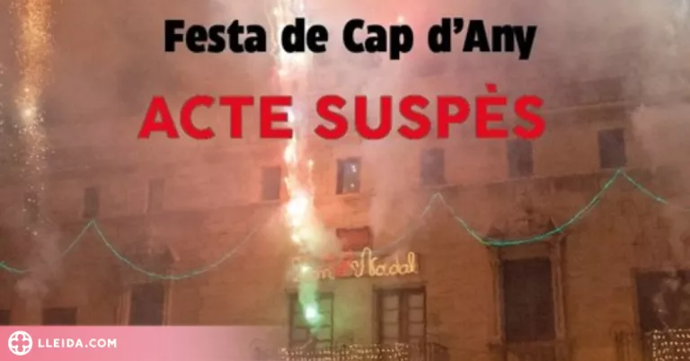 Cervera suspèn la festa prevista per Cap d'Any per les noves restriccions