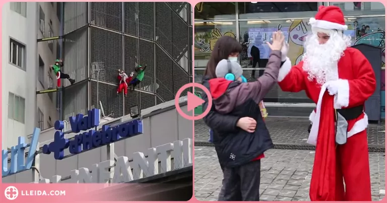 ⏯️ El Pare Noel porta la màgia de Nadal a infants hospitalitzats