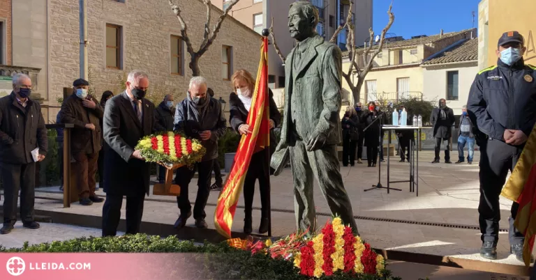 Les Borges celebra el tradicional homenatge al president Macià