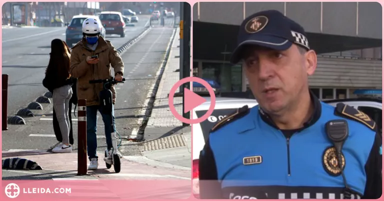 ⏯️ Pugen més del doble en un any les infraccions amb patinets elèctrics a Lleida