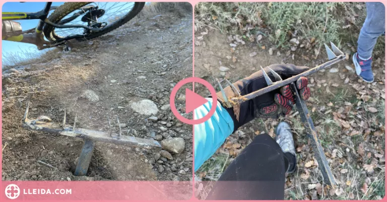 ⏯️ Denuncien trampes perilloses per a ciclistes al Segrià