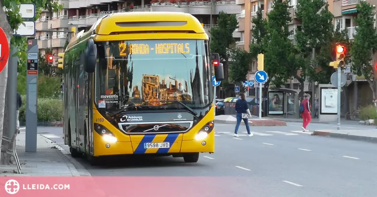 Lleida restableix l'horari habitual de busos i només una línia es veurà afectada