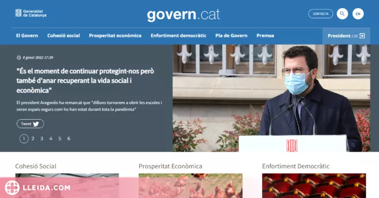 Denuncien "discriminació" del castellà i l'aranès en pàgines web de la Generalitat i del Parlament