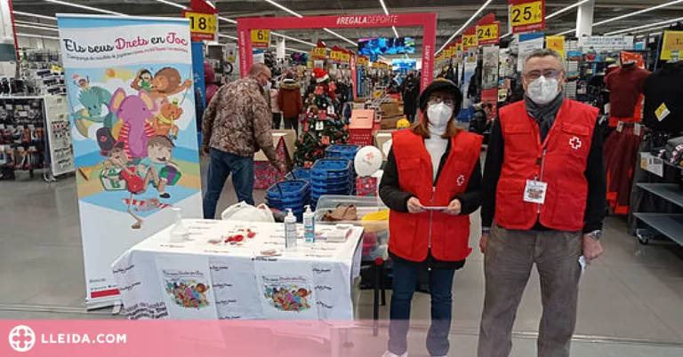Creu Roja reparteix més de 1.700 joguines a infants vulnerables de Lleida
