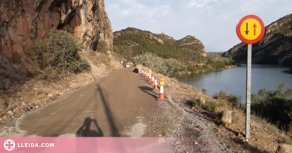 La Diputació de Lleida reconstruirà el mur de Sant Llorenç de Montgai de la carretera entre Balaguer i Camarasa