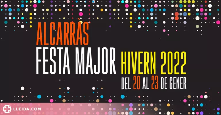 Alcarràs celebra la Festa Major d'hivern amb novetats i actes segurs per a tothom